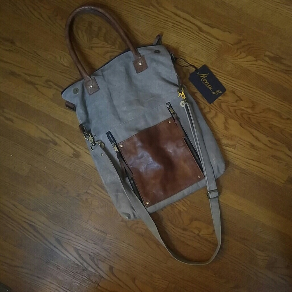 Mona B Fold-Over Convertible bag
